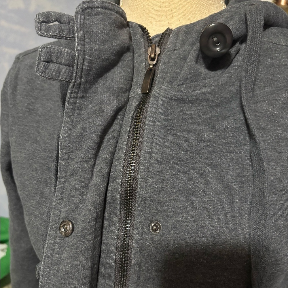 Roots Women's Charcoal Utility Jacket small #casual - Picture 5 of 10